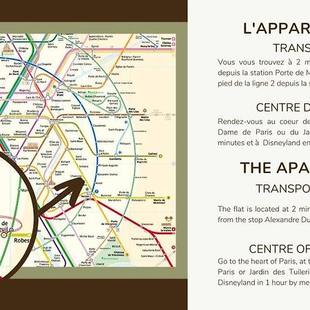42.Appart 6Pers#2Bedroom #Pere Lachaise #Nation París Exterior foto